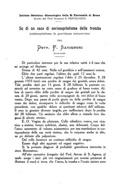 La rassegna d'ostetricia e ginecologia