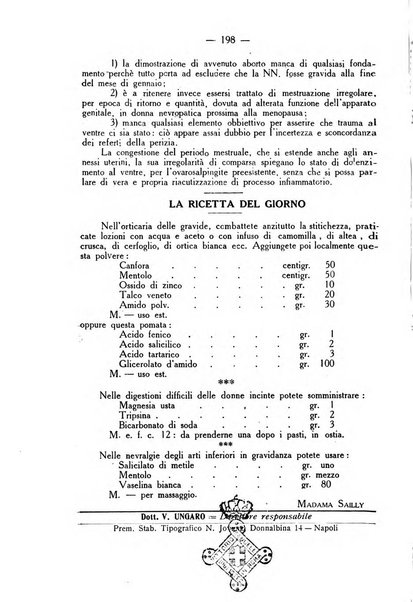 La rassegna d'ostetricia e ginecologia