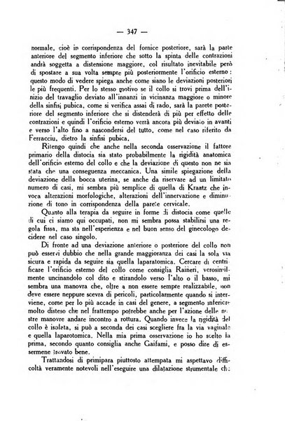 La rassegna d'ostetricia e ginecologia