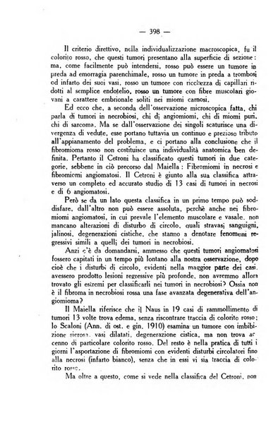 La rassegna d'ostetricia e ginecologia