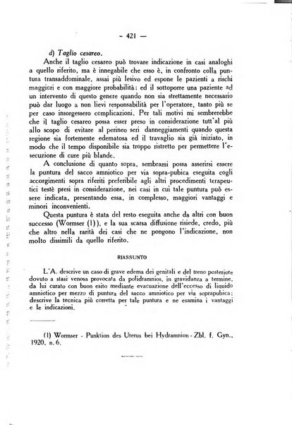 La rassegna d'ostetricia e ginecologia