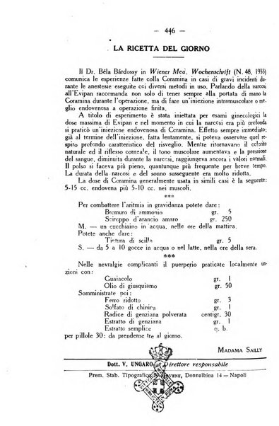 La rassegna d'ostetricia e ginecologia