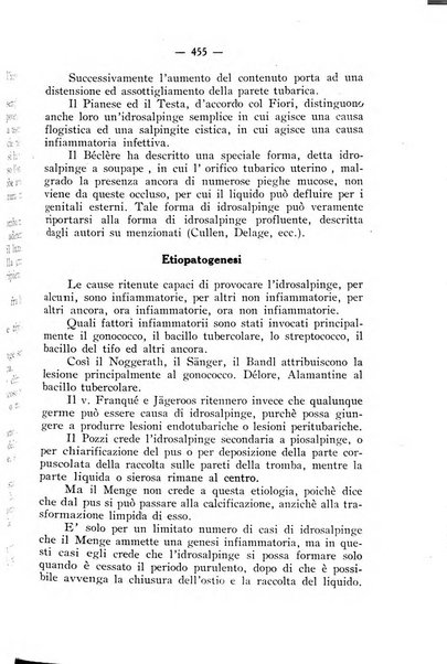 La rassegna d'ostetricia e ginecologia