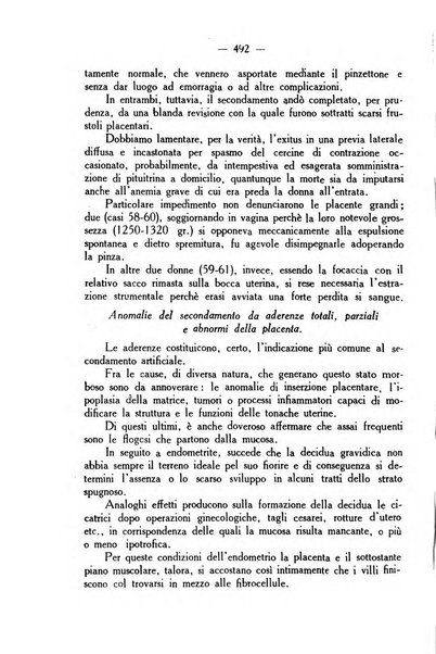 La rassegna d'ostetricia e ginecologia