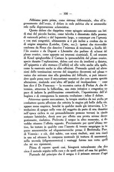 La rassegna d'ostetricia e ginecologia