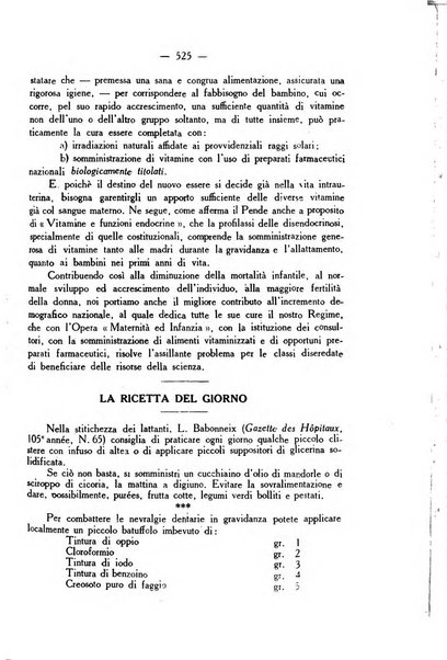 La rassegna d'ostetricia e ginecologia