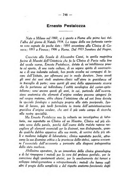 La rassegna d'ostetricia e ginecologia