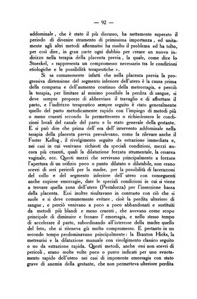 La rassegna d'ostetricia e ginecologia