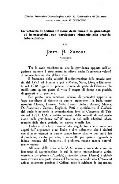 La rassegna d'ostetricia e ginecologia