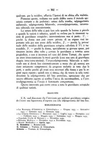 La rassegna d'ostetricia e ginecologia