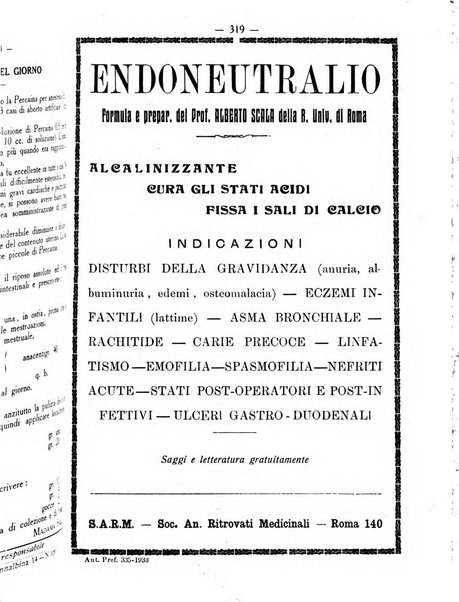 La rassegna d'ostetricia e ginecologia