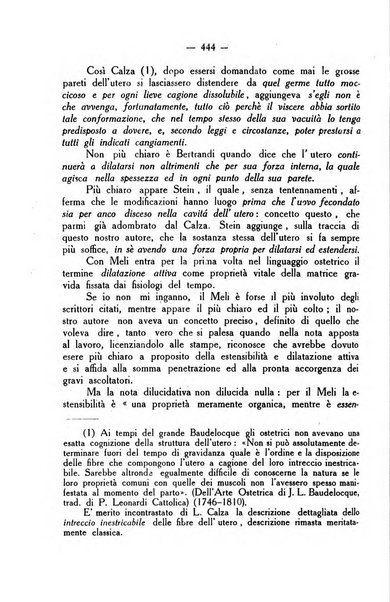 La rassegna d'ostetricia e ginecologia