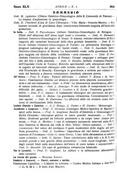 La rassegna d'ostetricia e ginecologia