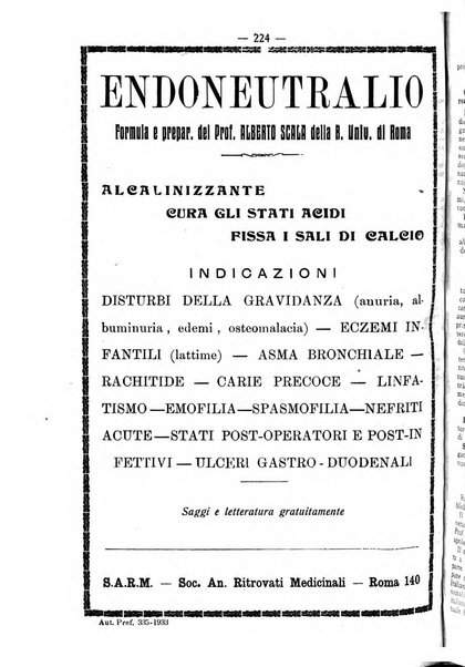 La rassegna d'ostetricia e ginecologia