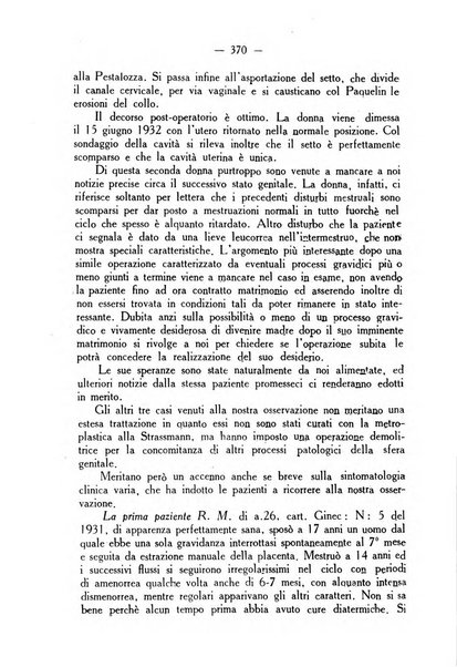 La rassegna d'ostetricia e ginecologia