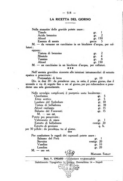 La rassegna d'ostetricia e ginecologia