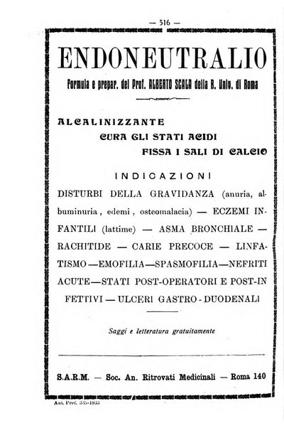 La rassegna d'ostetricia e ginecologia