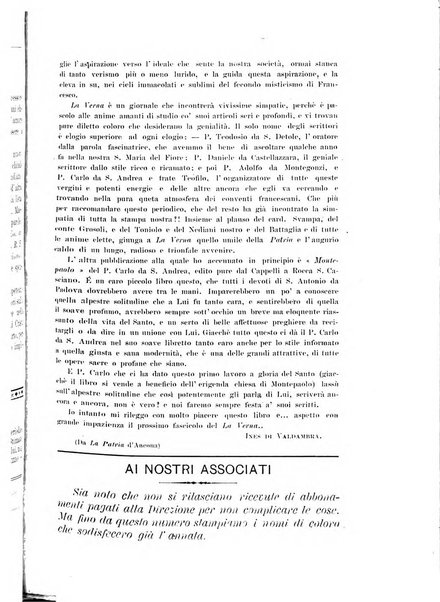 La Verna rivista illustrata sanfrancescana dedicata a s. Antonio da Padova