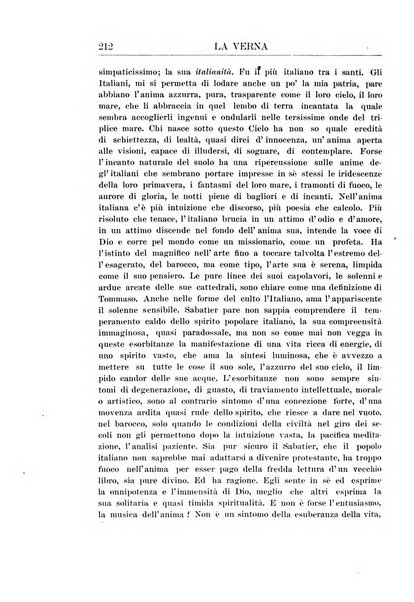 La Verna rivista illustrata sanfrancescana dedicata a s. Antonio da Padova