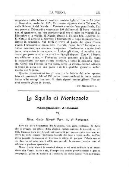 La Verna rivista illustrata sanfrancescana dedicata a s. Antonio da Padova