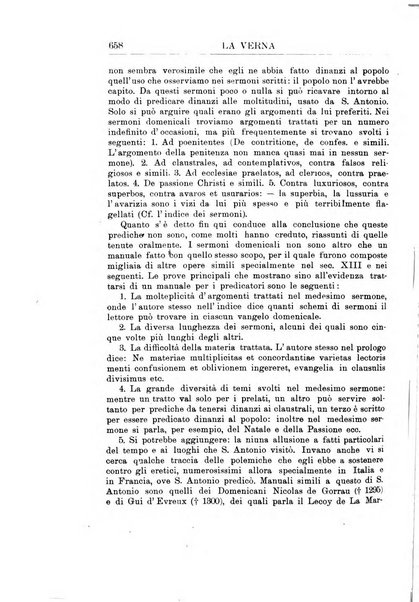 La Verna rivista illustrata sanfrancescana dedicata a s. Antonio da Padova