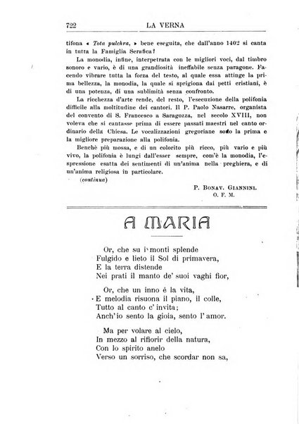 La Verna rivista illustrata sanfrancescana dedicata a s. Antonio da Padova