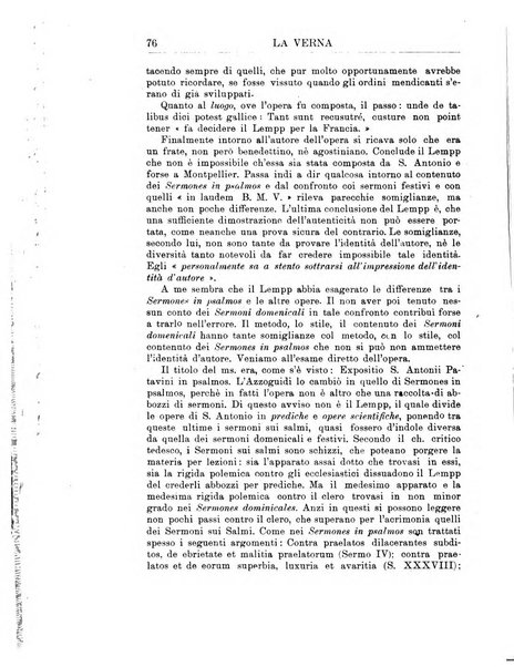 La Verna rivista illustrata sanfrancescana dedicata a s. Antonio da Padova