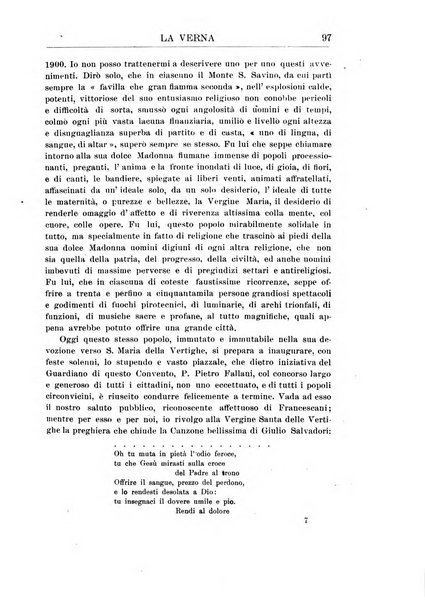 La Verna rivista illustrata sanfrancescana dedicata a s. Antonio da Padova