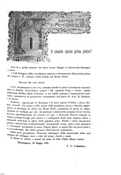 La Verna rivista illustrata sanfrancescana dedicata a s. Antonio da Padova