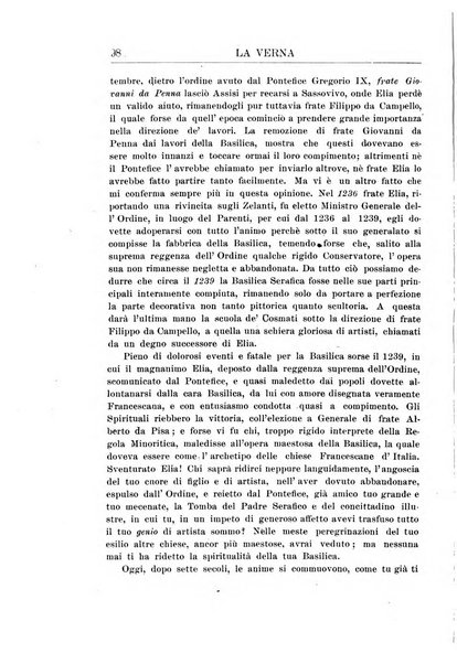 La Verna rivista illustrata sanfrancescana dedicata a s. Antonio da Padova