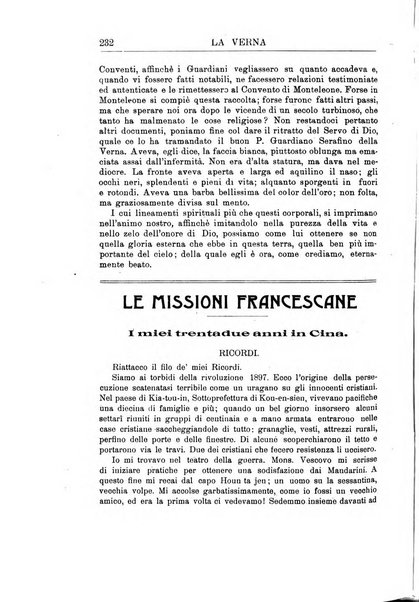 La Verna rivista illustrata sanfrancescana dedicata a s. Antonio da Padova