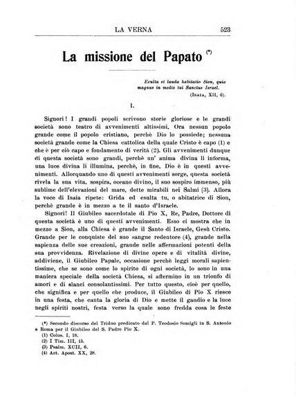 La Verna rivista illustrata sanfrancescana dedicata a s. Antonio da Padova