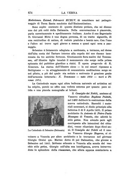 La Verna rivista illustrata sanfrancescana dedicata a s. Antonio da Padova