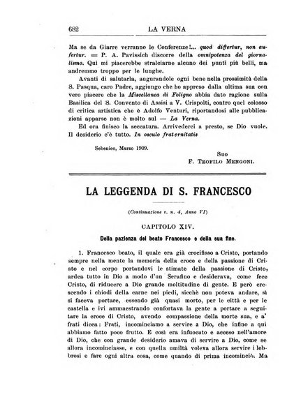 La Verna rivista illustrata sanfrancescana dedicata a s. Antonio da Padova