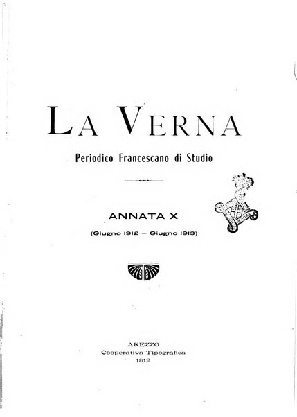 La Verna rivista illustrata sanfrancescana dedicata a s. Antonio da Padova