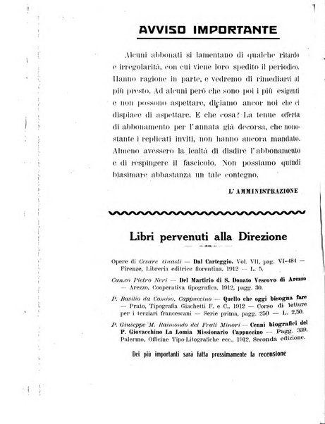 La Verna rivista illustrata sanfrancescana dedicata a s. Antonio da Padova