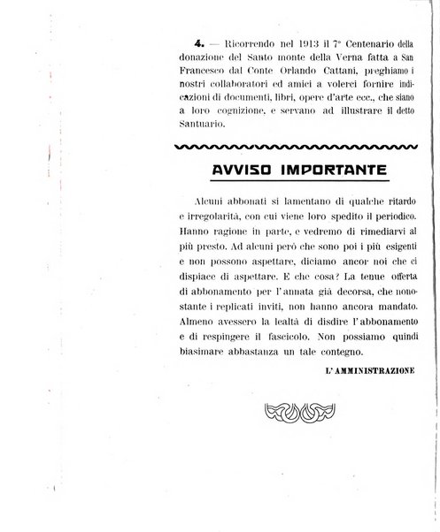 La Verna rivista illustrata sanfrancescana dedicata a s. Antonio da Padova