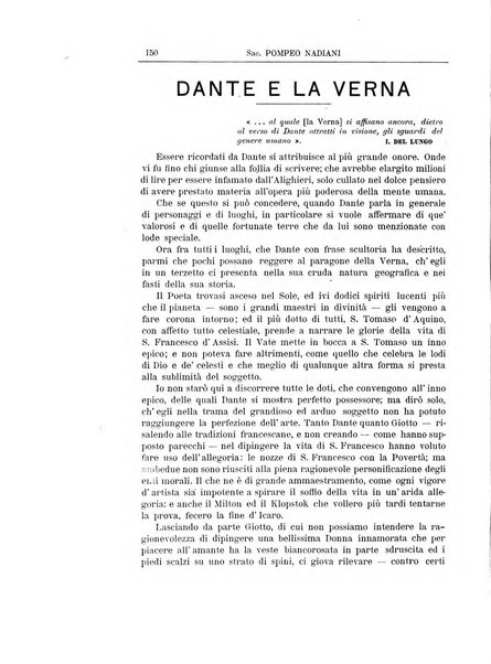 La Verna rivista illustrata sanfrancescana dedicata a s. Antonio da Padova