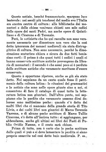 Il tesoretto della coltura italiana