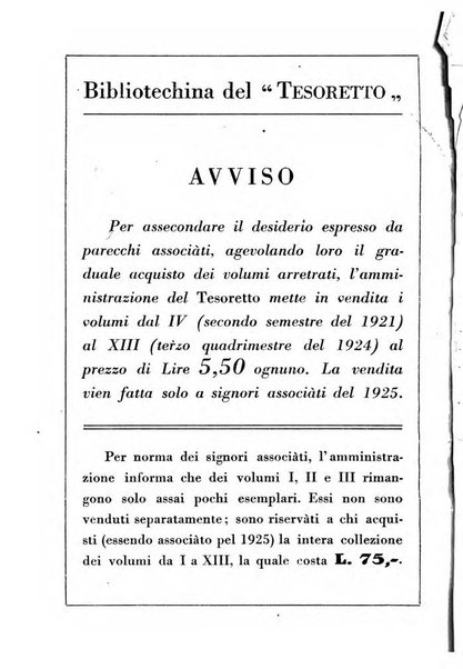 Il tesoretto della coltura italiana