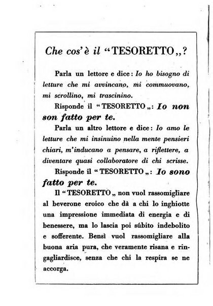 Il tesoretto della coltura italiana