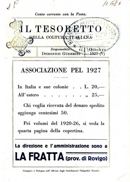 Il tesoretto della coltura italiana