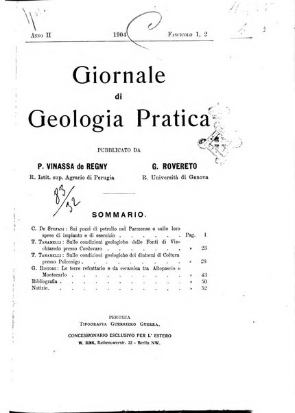 Giornale di geologia pratica