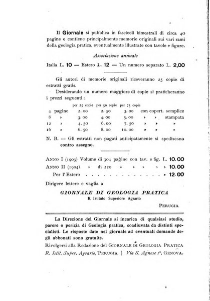 Giornale di geologia pratica