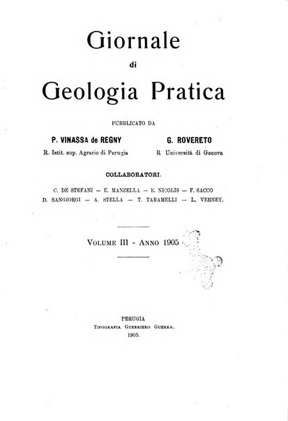 Giornale di geologia pratica