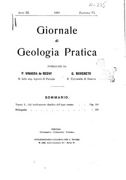 Giornale di geologia pratica