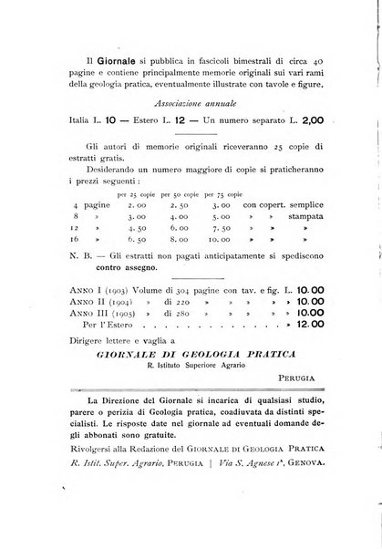 Giornale di geologia pratica