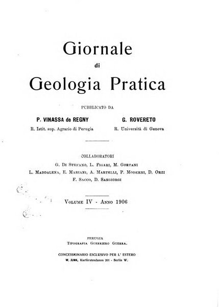 Giornale di geologia pratica