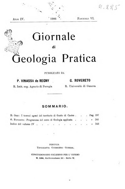 Giornale di geologia pratica