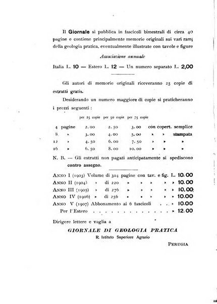 Giornale di geologia pratica